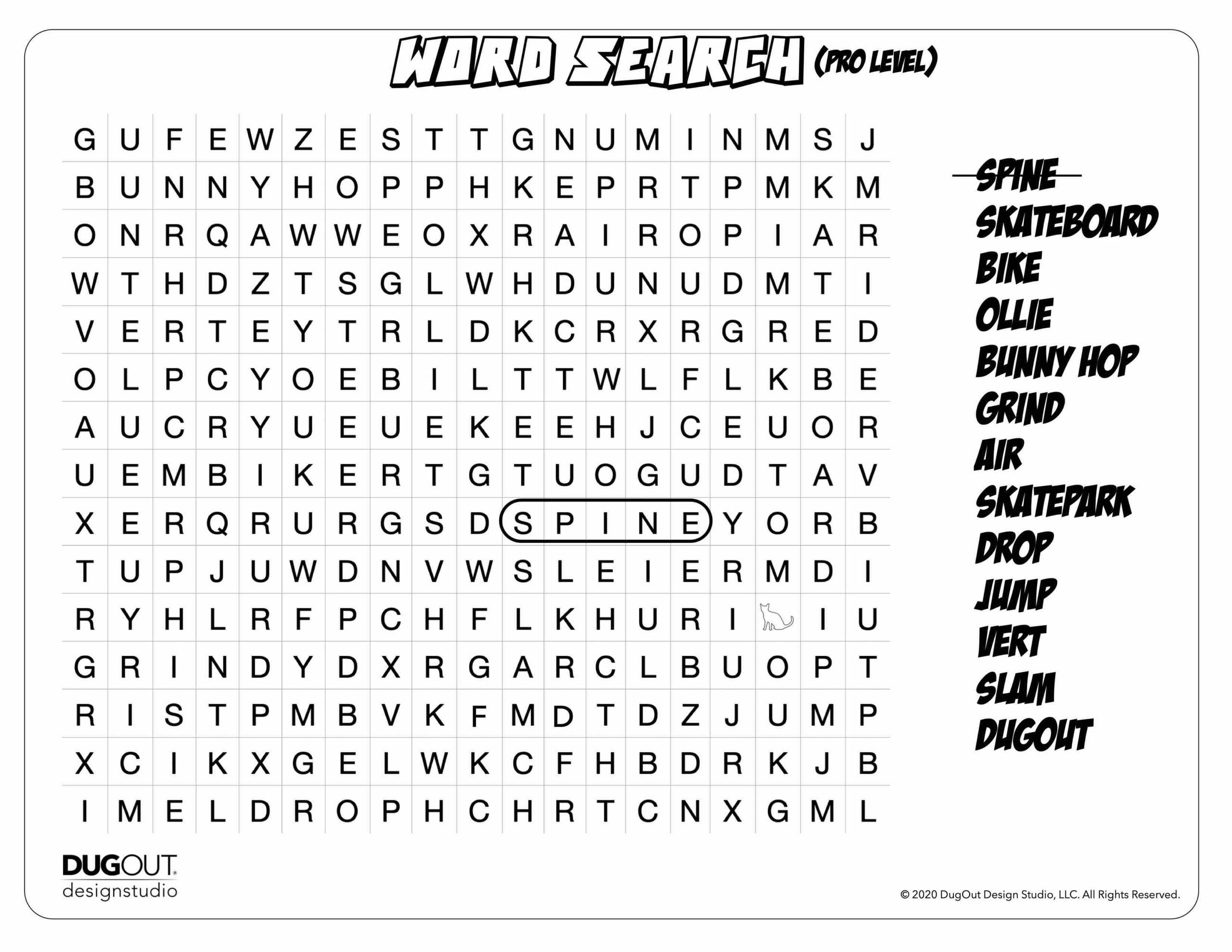 skatepark word search page advanced