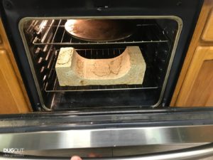 Baking the mold