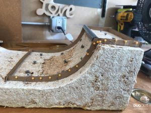 Cardboard forms for concrete
