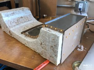 Pouring the concrete